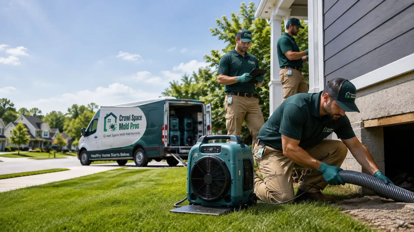 Crawl Space Mold Removal in Gambier, OH